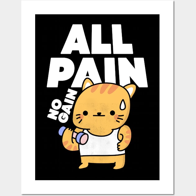 All Pain but No Gain Wall Art by A -not so store- Store